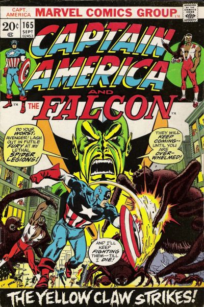 Captain America 1968 #165 Regular Edition - back issue - $50.00