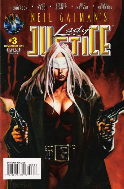 Neil Gaiman's Lady Justice 1995 #3 - back issue - $3.00