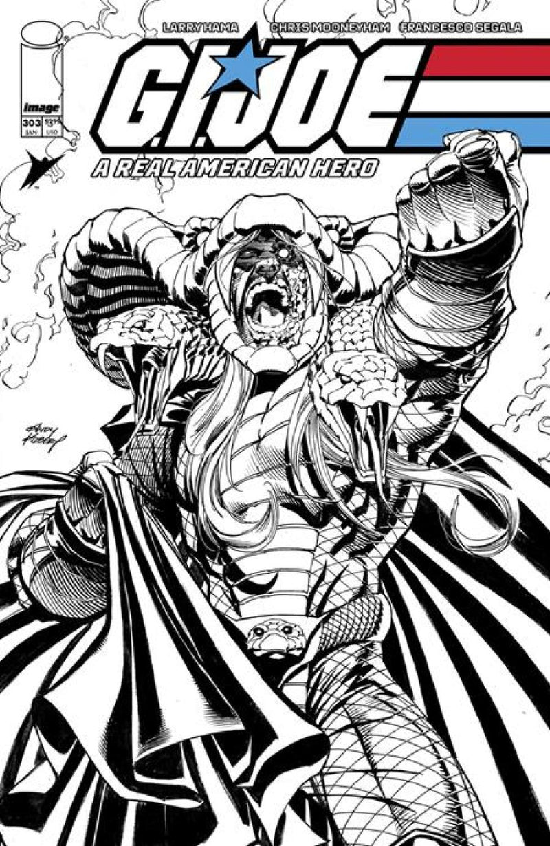 GI JOE A REAL AMERICAN HERO #303 CVR B ANDY KUBERT VAR