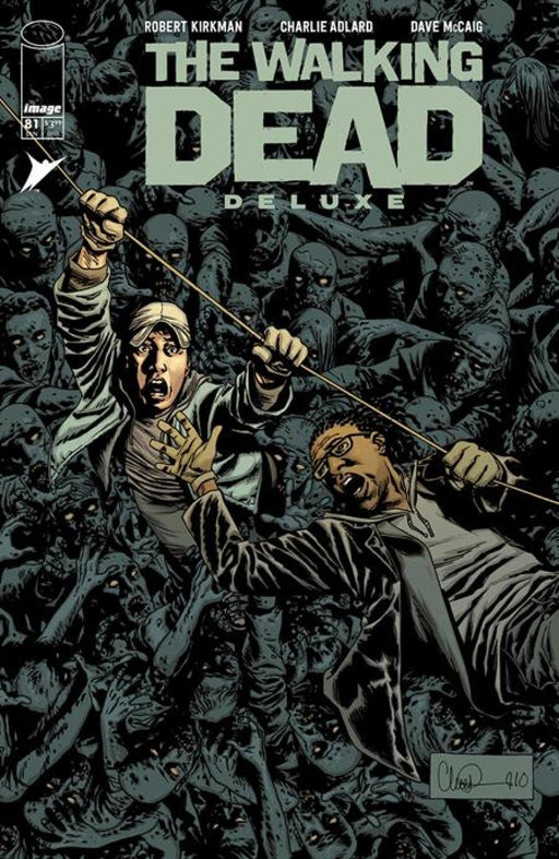 WALKING DEAD DELUXE #81 CVR B CHARLIE ADLARD & DAVE MCCAIG VAR
