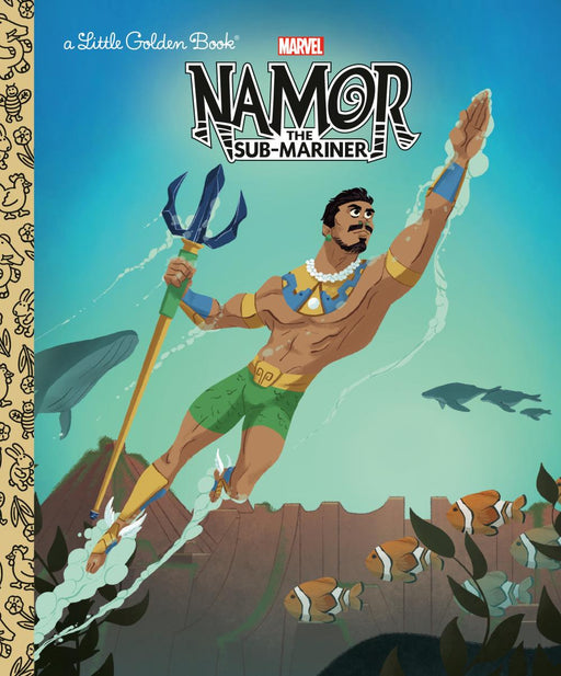 NAMOR THE SUB-MARINER LITTLE GOLDEN BOOK MARVEL HC