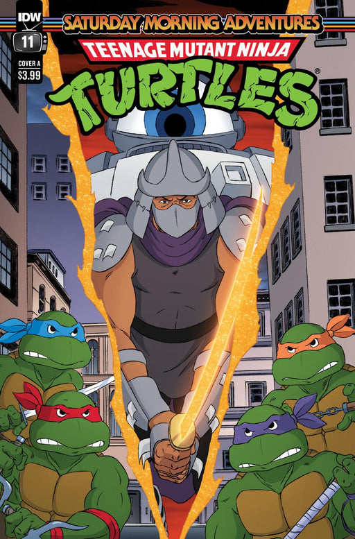 TEENAGE MUTANT NINJA TURTLES SATURDAY MORNING ADVENTURES #11 COVER A SCHOENING CVR A