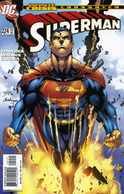 Superman 1987 #224 Direct Sales - back issue - $4.00