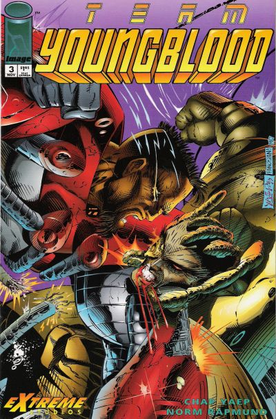 Team Youngblood 1993 #3 - back issue
