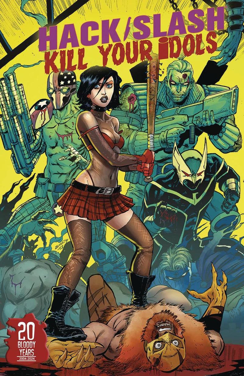 HACK SLASH KILL YOUR IDOLS ONE SHOT CVR A TIM SEELEY