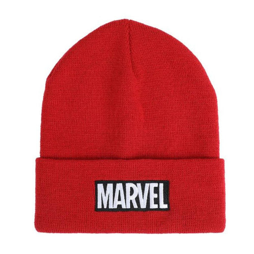 MARVEL LOGO EMBROIDERED CUFF BEANIE