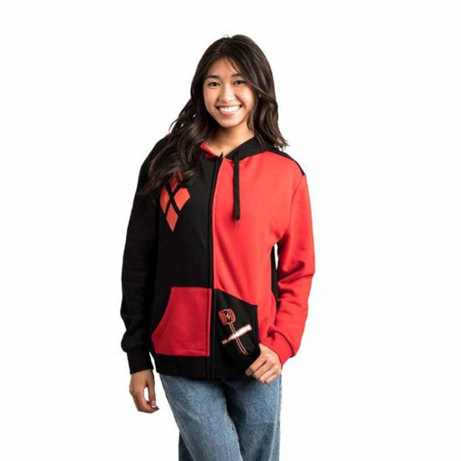 DC COMICS HARLEY QUINN JUNIORS HOODIE - SMALL