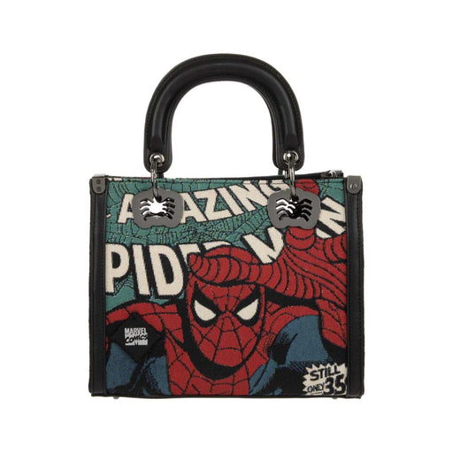 Spider-Man Tapestry Black Handbag