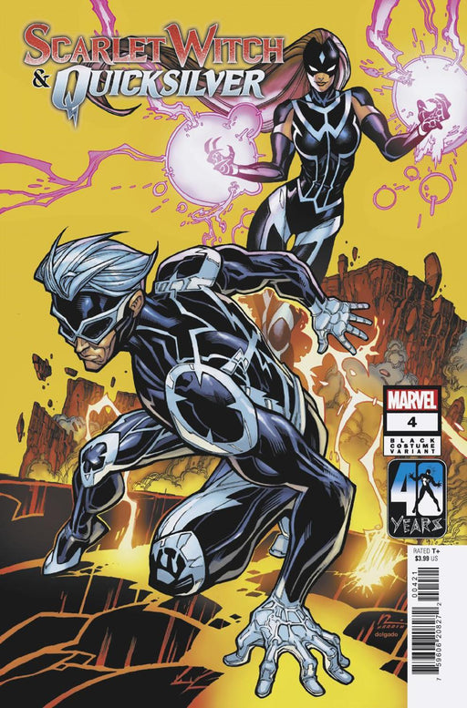 SCARLET WITCH AND QUICKSILVER #4 CHAD HARDIN BLACK COSTUME VAR CVR B