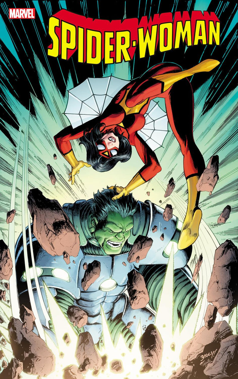SPIDER-WOMAN #8 MARK BAGLEY VAR CVR B