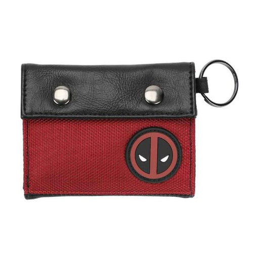 MARVEL DEADPOOL TRI-FOLD KEYRING WALLET