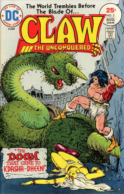 Claw the Unconquered 1975 #2 - back issue