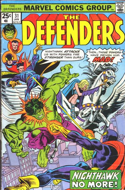 The Defenders 1972 #31 Regular Edition - back issue - $10.00