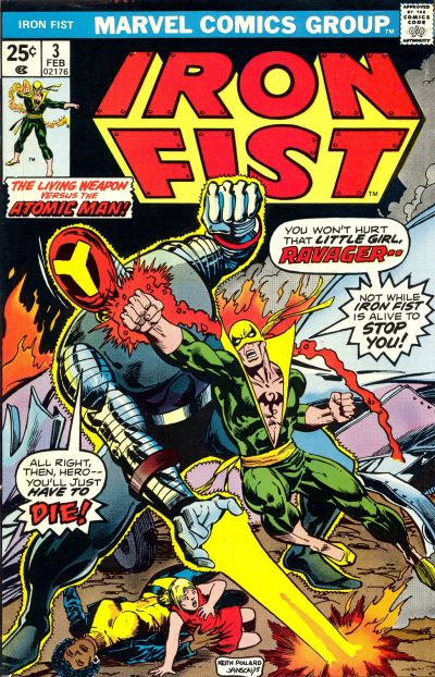 Iron Fist 1975 #3 Regular Edition - back issue