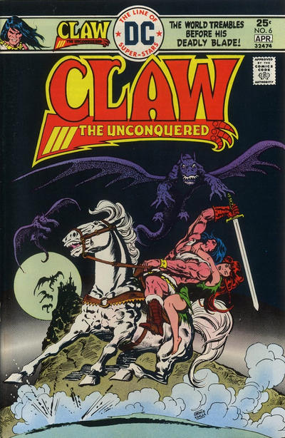 Claw the Unconquered 1975 #6 - back issue - $5.00