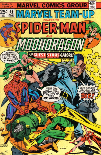 Marvel Team-Up 1972 #44 25¢ - back issue - $15.00
