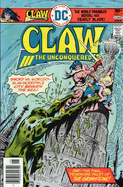 Claw the Unconquered 1975 #7 - back issue - $5.00