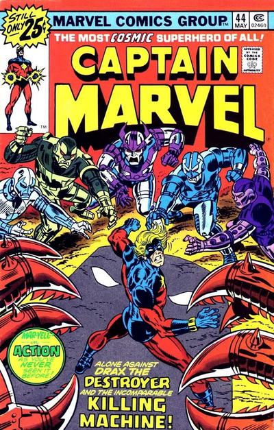 Captain Marvel 1968 #44 25¢ - back issue