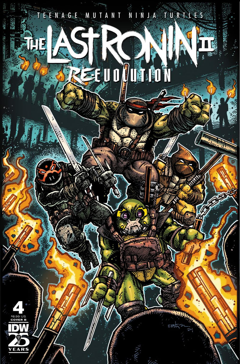 TEENAGE MUTANT NINJA TURTLES THE LAST RONIN IIRE-EVOLUTION #4 VAR B EASTMAN