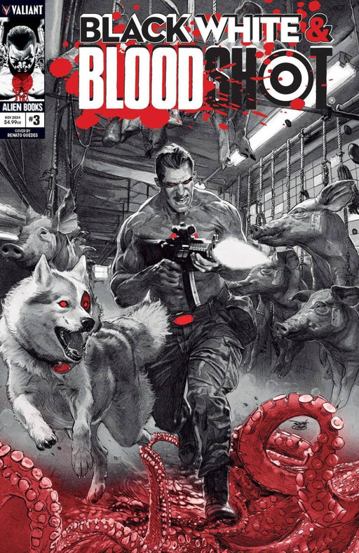 BLACK WHITE AND BLOODSHOT #3 CVR A GUEDES OF 4