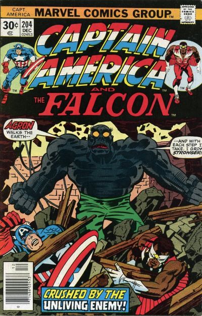 Captain America 1968 #204 Regular Edition - back issue - $10.00
