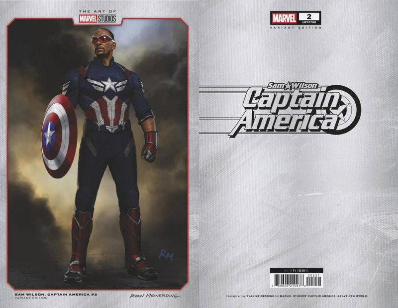SAM WILSON CAPTAIN AMERICA #2 RYAN MEINERDING MARVEL STUDIOS VAR CVR C