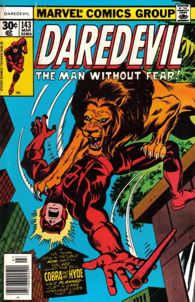 Daredevil 1964 #143 Regular Edition - back issue - $10.00