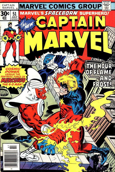Captain Marvel 1968 #51 30¢ - back issue - $10.00