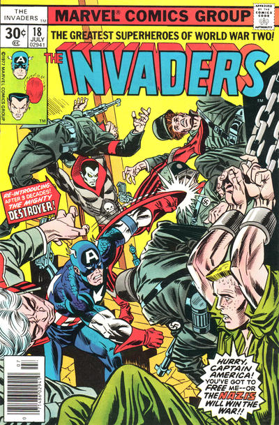 The Invaders 1975 #18 30¢ - back issue - $10.00