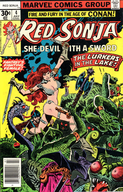 Red Sonja 1977 #4 30¢ - back issue - $30.00