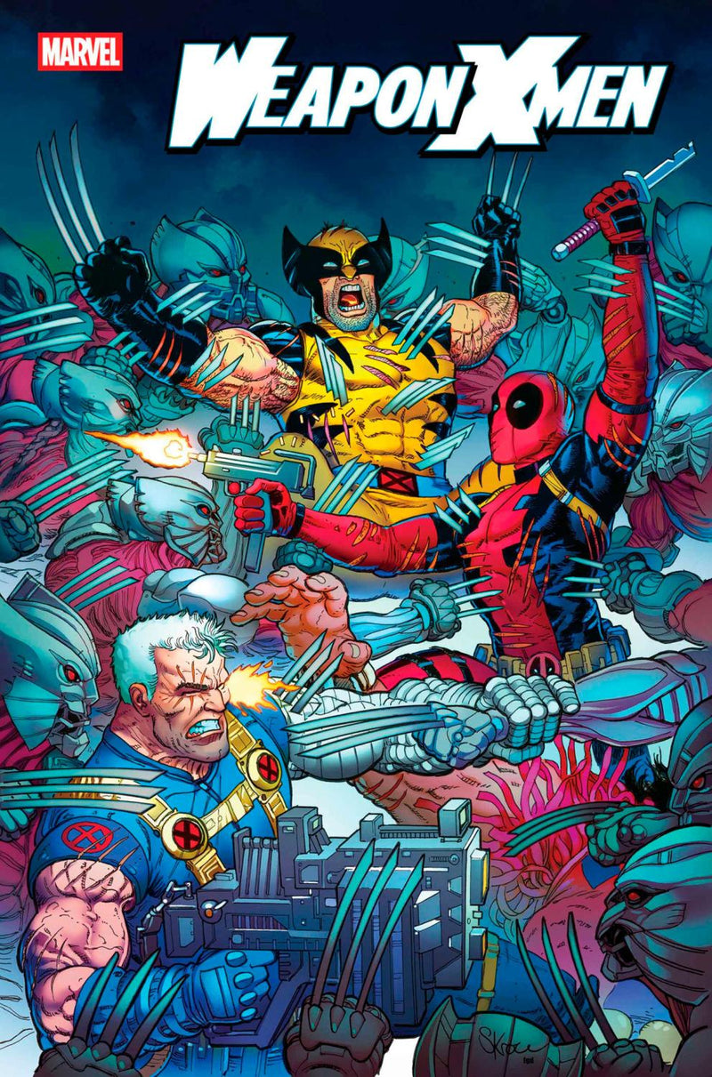 WEAPON X-MEN #3 STEVE SKROCE VAR CVR B