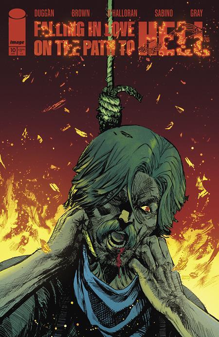 FALLING IN LOVE ON THE PATH TO HELL #10 CVR A GARRY BROWN