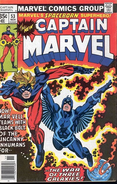 Captain Marvel 1968 #53 Regular Edition - back issue - $10.00