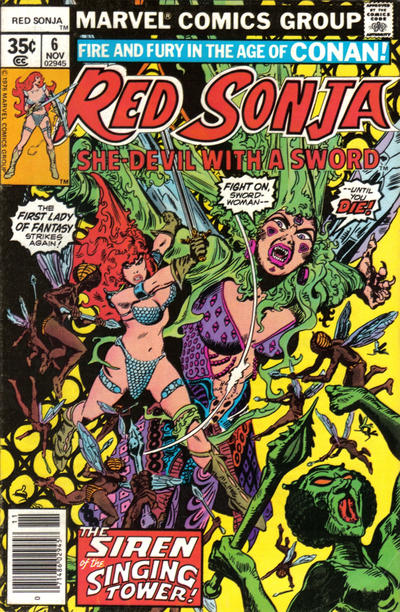 Red Sonja 1977 #6 - back issue - $10.00