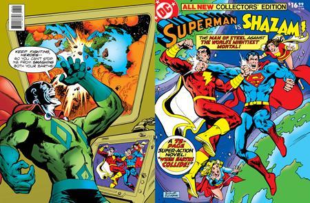 ALL-NEW COLLECTORS EDITION #58 SUPERMAN VS SHAZAM FACSIMILE EDITION CVR B RICH BUCKLER AND DICK GIORDANO FOIL VAR