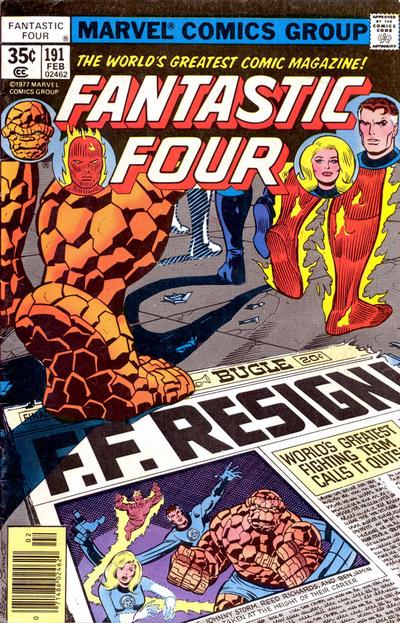 Fantastic Four 1961 #191 Signed by Joe Sinnott - back issue - $60.00
