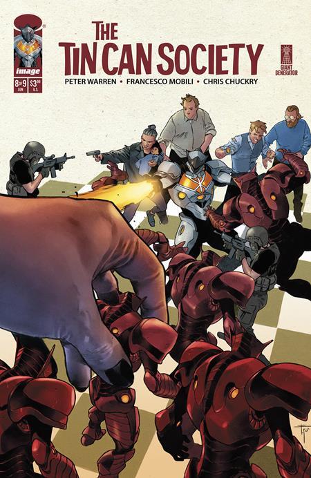 TIN CAN SOCIETY #8 CVR A FRANCESCO MOBILI & CHRIS CHUCKRY (OF 9)