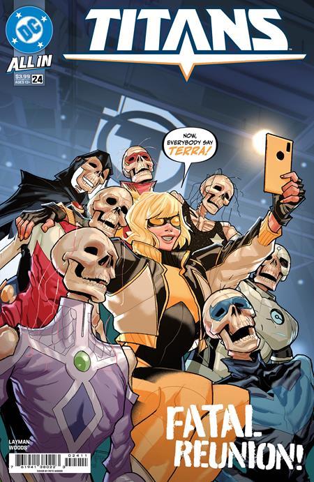 TITANS #24 CVR A PETE WOODS