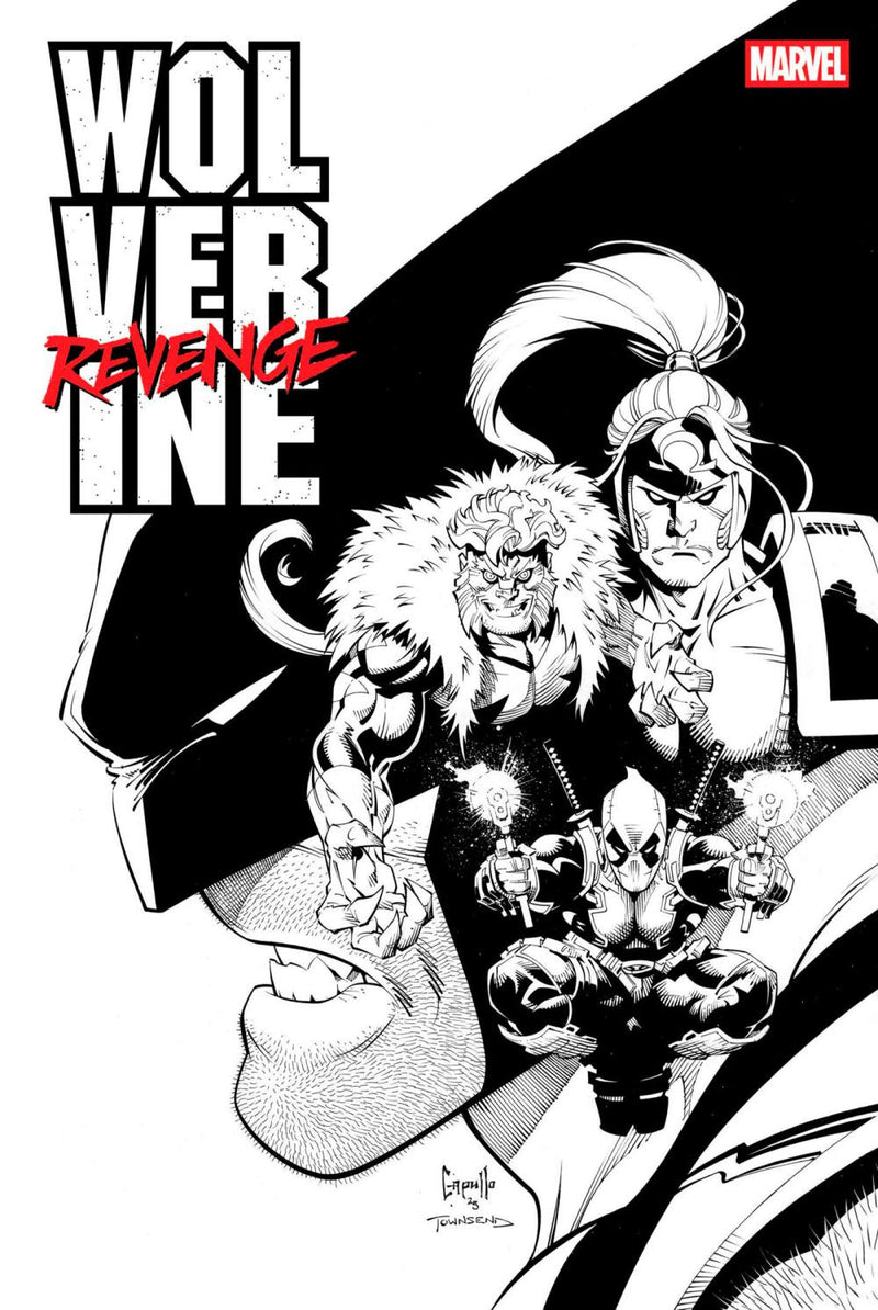 WOLVERINE REVENGE - RED BAND RAW - BLACK AND WHITE EDITION #1 POLYBAGGED