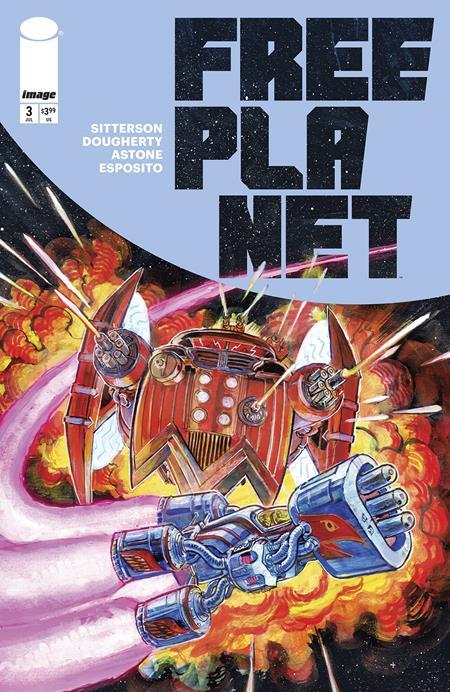 FREE PLANET #3 CVR A JED DOUGHERTY