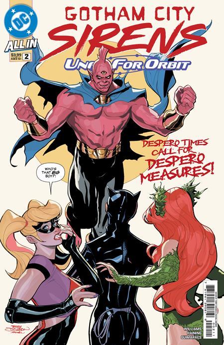 GOTHAM CITY SIRENS UNFIT FOR ORBIT #2 CVR A TERRY DODSON & RACHEL DODSON (OF 5)