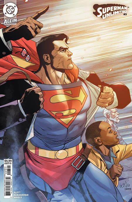 SUPERMAN UNLIMITED #3 CVR B LEINIL FRANCIS YU CARD STOCK VAR