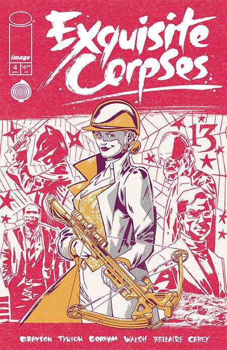 EXQUISITE CORPSES #4 CVR C MICHAEL WALSH POLYBAGGED & PLAYING CARD VAR