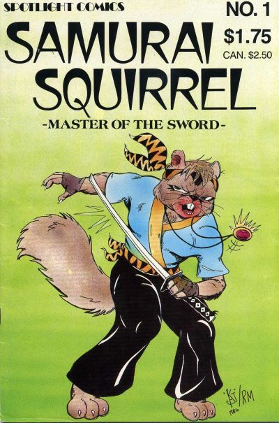 Samurai Squirrel 1986 #1 - back issue - $5.00