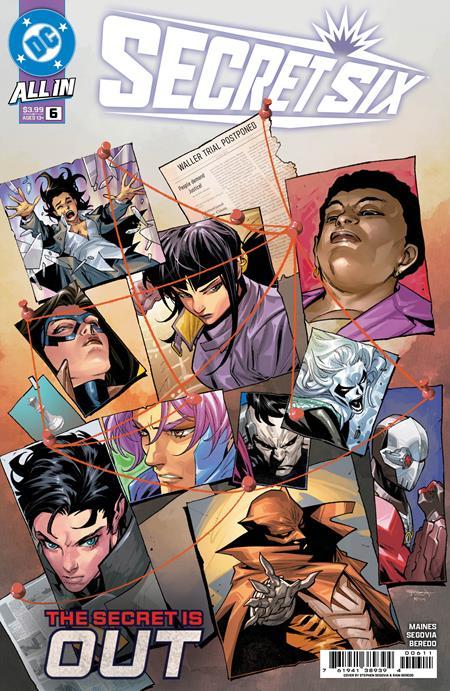 SECRET SIX #6 CVR A STEPHEN SEGOVIA (OF 6)