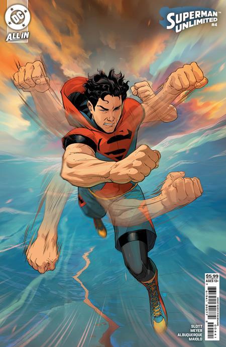 SUPERMAN UNLIMITED #4 CVR E RYAN BENJAMIN CARD STOCK VAR