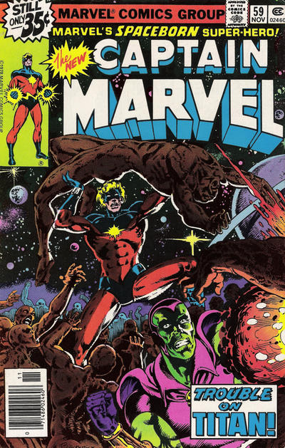 Captain Marvel 1968 #59 Regular Edition - back issue - $10.00