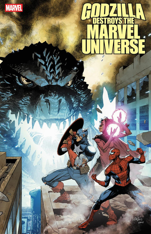 GODZILLA DESTROYS THE MARVEL UNIVERSE #1 LEINIL YU 2ND PRINTING VAR CVR A