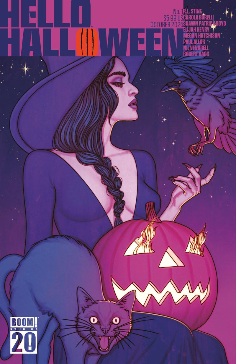 HELLO HALLOWEEN #1 E BOOM 20TH ANNIVERSARY VAR DRESSED FRISON CVR E