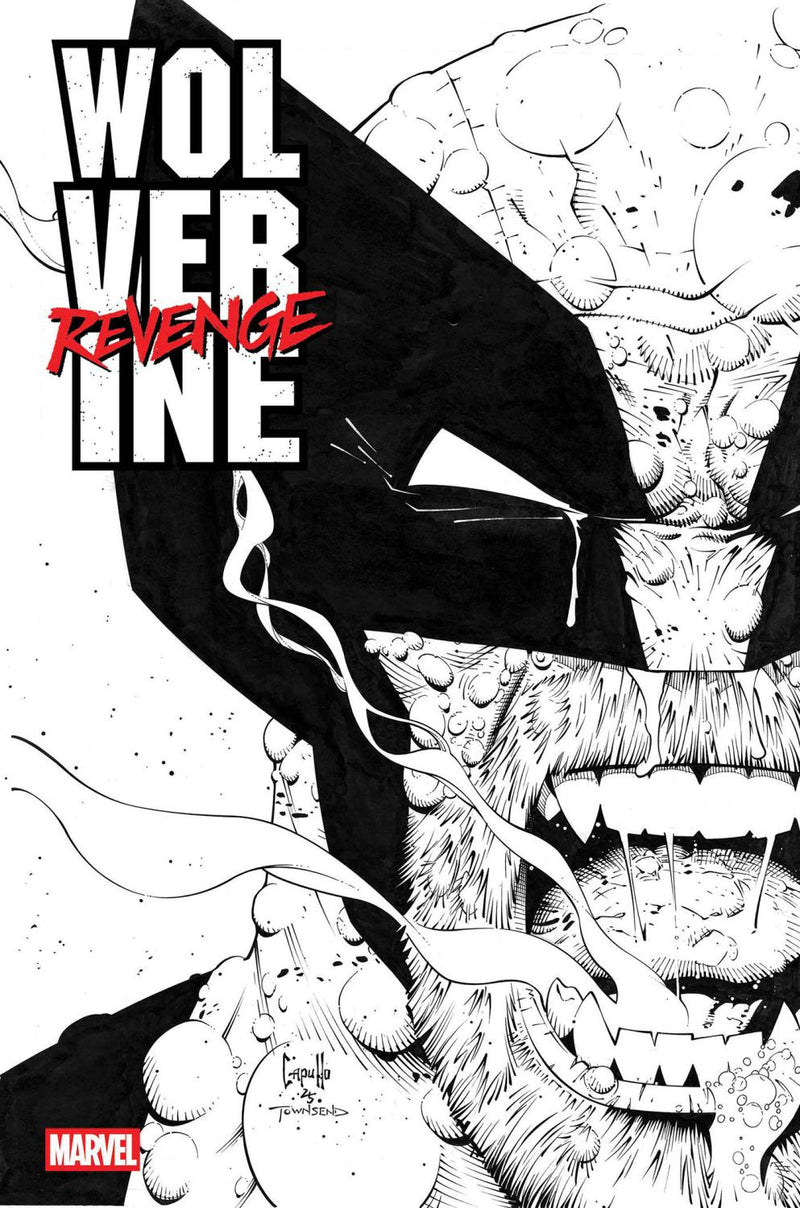 WOLVERINE REVENGE - RED BAND RAW - BLACK AND WHITE EDITION #4 POLYBAGGED CVR A